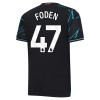 Original Trikotsatz Manchester City Foden 47 Ausweichtrikot 2023-24 Für Kinder